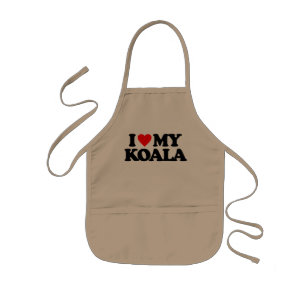 TABLIER ENFANT J'AIME MON KOALA