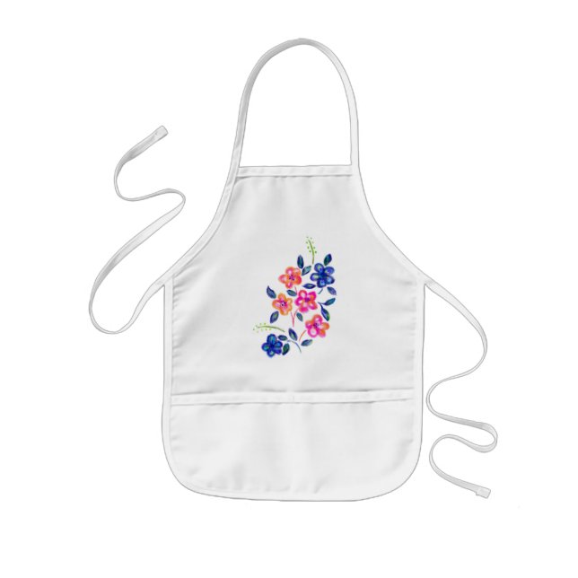 Tablier Enfant Jardin fleuri (Devant)