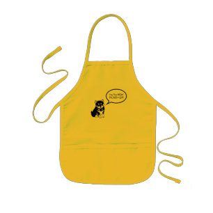 Tablier Enfant Je suis Artist Chien Voix Bubble Enfants Jaune Apr