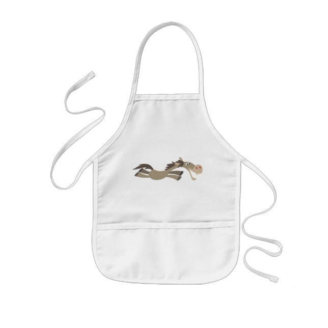 Tablier Enfant Joli Swift Cartoon Cheval Enfants Apron (Devant)