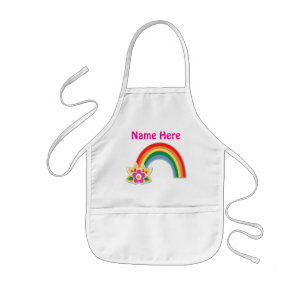 Tablier Enfant Joli tablier personnalisé d'arc-en-ciel pour des