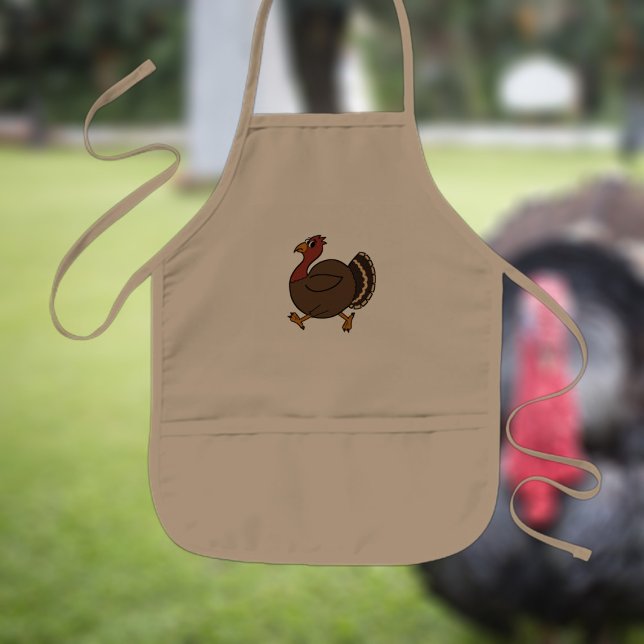 Tablier Enfant Joli Thanksgiving Turquie Enfants Apron (A cute turkey kids apron just for you)