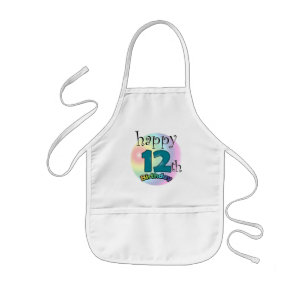 Tablier Enfant Joyeux 12e anniversaire