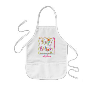 Tablier Enfant Joyeux anniversaire enfants Apron