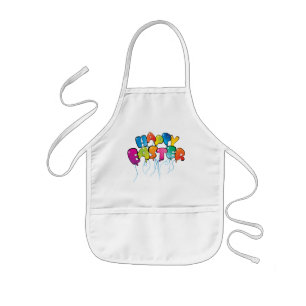 Tablier Enfant Joyeux Ballons de Pâques