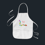 Tablier Enfant Joyeux Train pour enfants<br><div class="desc">Train plein d'enfants heureux. Grand espace de copie. Parfait comme carte de voeux ou invitation aux fêtes et anniversaires. Le bonheur,  l'amitié,  le concept de joie.</div>