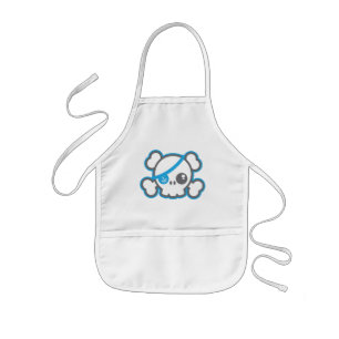 Tablier Enfant Kawaii Pirate Skull Kid's Apron