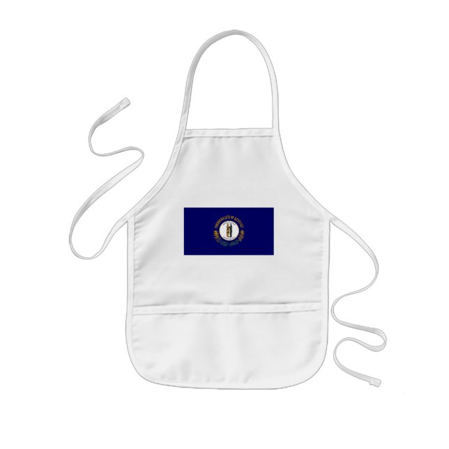 Tablier Enfant Kentucky : drapeau de l'État américain du Commonwe (Devant)