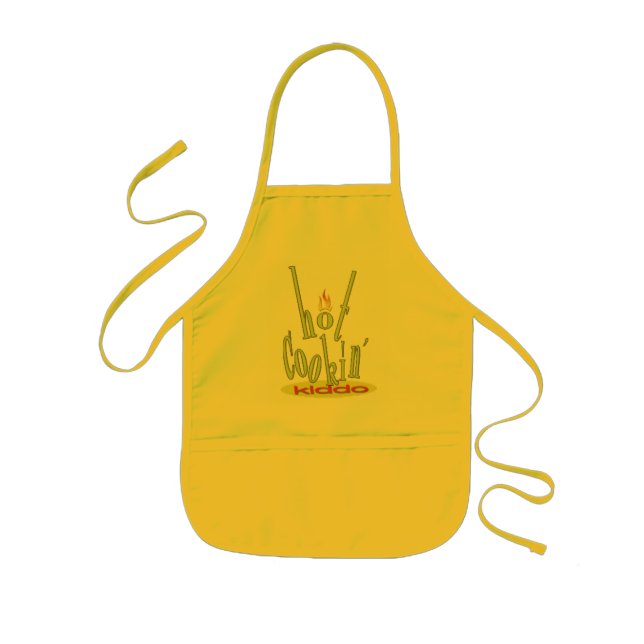 Tablier Enfant kiddo chaud de cookin (Devant)
