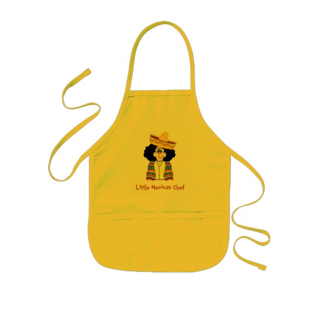 Tablier Enfant KIds Apron, Lil Mexican, Little Mexican Chef (Devant)