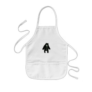Tablier Enfant Kids apron with bear illustration