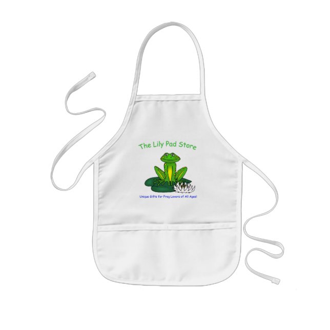 Tablier Enfant Kid's Frog on a Lily Pad Apron (Devant)