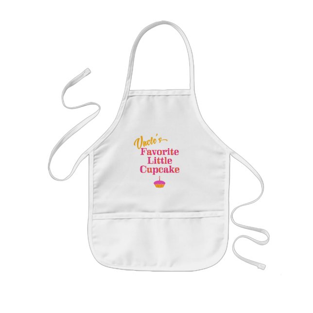 Tablier Enfant Le petit gâteau préféré de l'oncle (Devant)