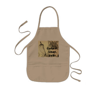 Tablier Enfant Le plus mignon. Chef. Jamais. tablier