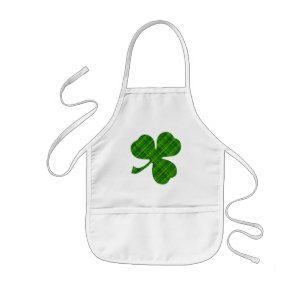 Tablier Enfant Le tablier de l'enfant chanceux de shamrock