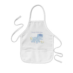 Tablier Enfant Le tablier du petit enfant de l'aide du grand-papa