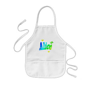 Tablier Enfant Les couleurs pour Alice,