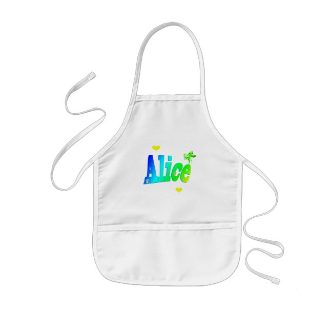 Tablier Enfant Les couleurs pour Alice, (Devant)