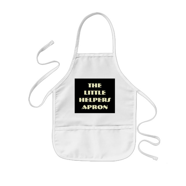 Tablier Enfant Les petits aidants Apron>Les aires pour enfants (Devant)