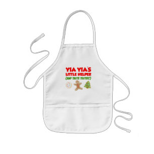 Tablier Enfant Les petits cookies de Noël de Yia Yia