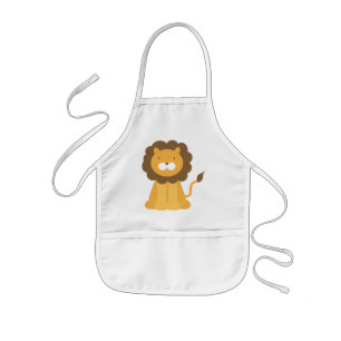 Tablier Enfant Lion caricature