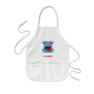 Tablier Enfant Little Monster (texte personnalisable)