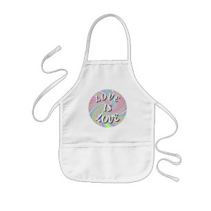 Tablier Enfant Love Is Love Fierté