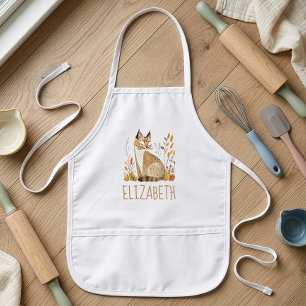 Tablier Enfant Lynx des Bois Mignon Personnalisé