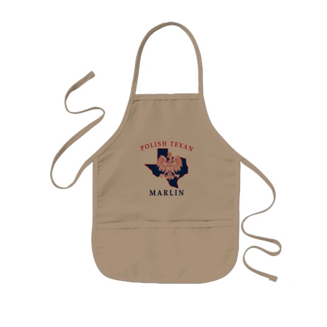 Tablier Enfant Marlin polonais Texan (Devant)