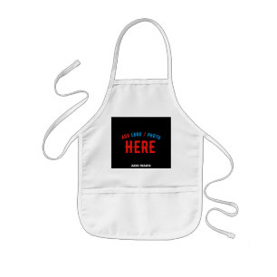 TABLIER ENFANT MARQUE BLANCHE MODERNE ET PERSONNALISABLE VÉRIFIÉE