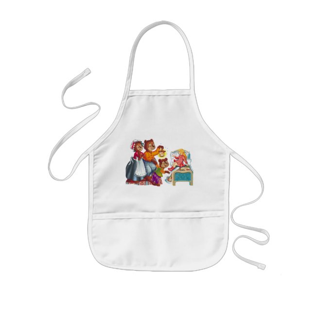 Tablier Enfant Masha et 3 ours (Devant)