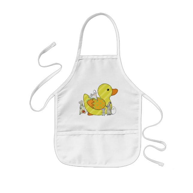 Tablier Enfant Mäuse nähen Ente (Devant)
