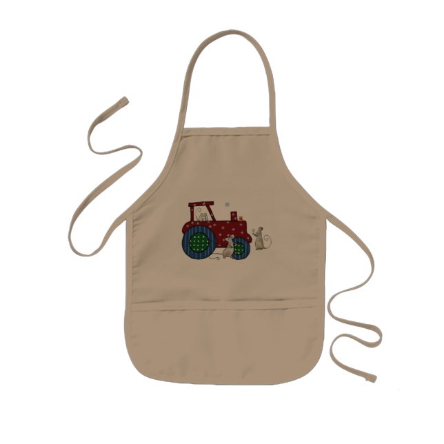 Tablier Enfant Mäuse nähen trecker (Devant)