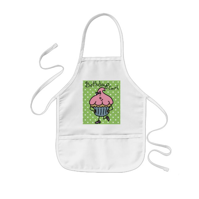 Tablier Enfant Mlle Cuppy Cake Birthday Apron de Lil (Devant)