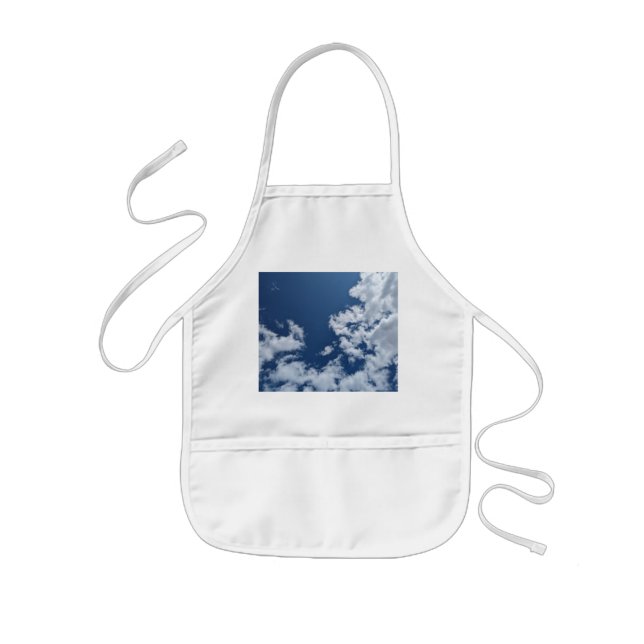 Tablier Enfant Moitié des nuages (Devant)