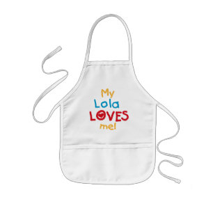 Tablier Enfant Mon Lola m'aime T-shirts et cadeaux