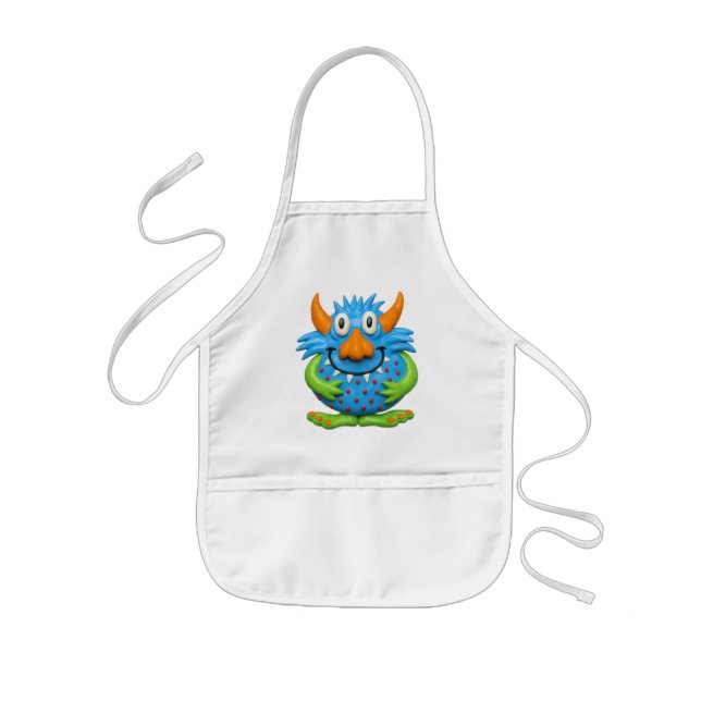 Tablier Enfant Monstre repéré par bonbon (Devant)