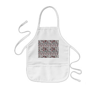 Tablier Enfant Motif floral botanique Cottagecore