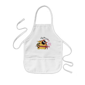 Tablier Enfant Musicien de chat des chats | de LOL gros