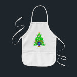 Tablier Enfant Noël et Hanoukka ensemble<br><div class="desc">Noël et Hanoukka sur des cadeaux pour les familles interconfessionnelles qui célèbrent la joie de Noël et la beauté de Chanukah. Comporter l'arbre et le menorah de Noël avec l'étoile de David juive entourée par des vacances présente sur les cartes de voeux, l'affranchissement, les idées de cadeau et l'habillement pour...</div>