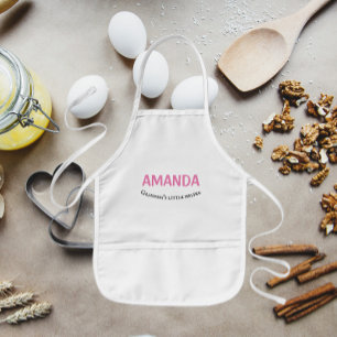 Tablier Enfant Nom de la petite aide de grand-mère