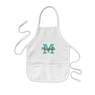 Tablier Enfant Nom personnalisé monogramme enfants cuire tablier