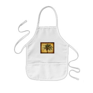 Tablier Enfant Palmier tropical vintage