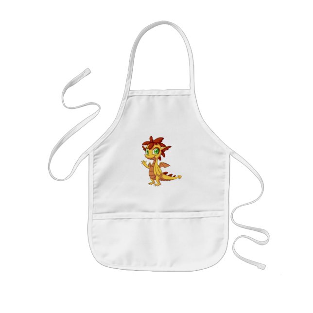 Tablier Enfant Parc pour enfants/Dragon mignon (Devant)
