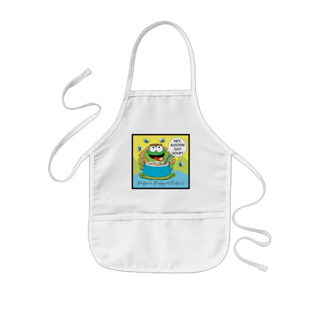 Tablier Enfant Passover Kids' Apron Got Soup Frog (Devant)