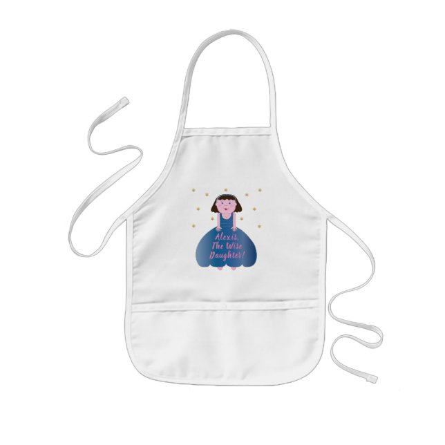 Tablier Enfant Passover "La Sage fille" Apron de l'enfant (Devant)