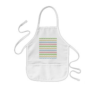 Tablier Enfant Pastel Chevron-Drop Shadow par Shirley Taylor
