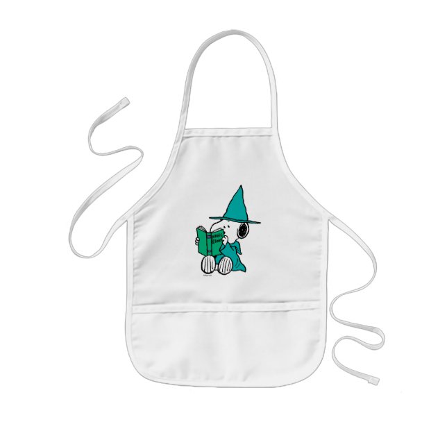 Tablier Enfant Peanuts Snoopy Potions Magiques Halloween (Devant)
