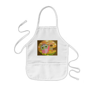 Tablier Enfant Peignez mon hibou d'amour