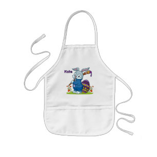 Tablier Enfant Peintre de Pâques personnalisé